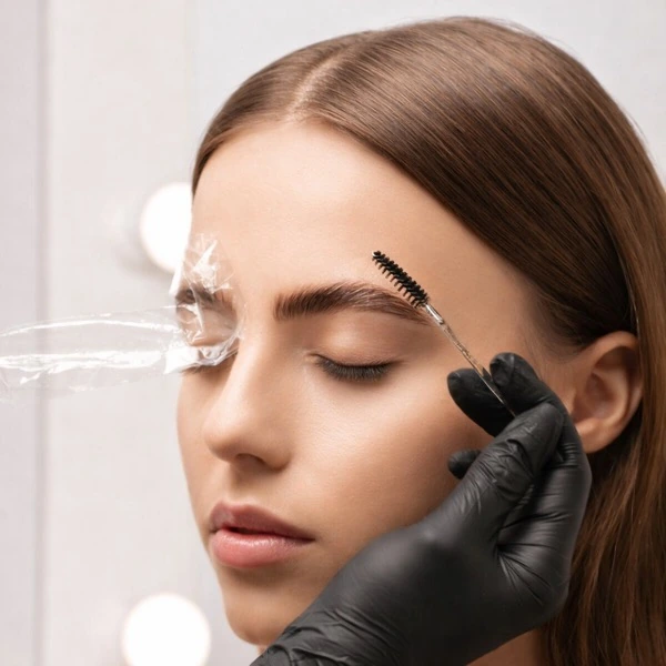 Brow lamination com escovinha